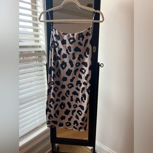 Fun print poly/spandex dress
